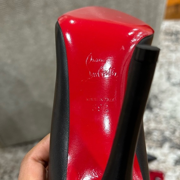 Christian Louboutin Apostrophy Pump Black Size 39.5 - Picture 6 of 15